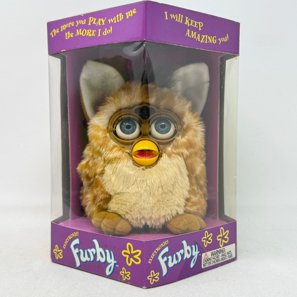 Furby Model 70-800 Giraffe Toy Collectible Blue Eyes Factory Sealed 1998 NEW